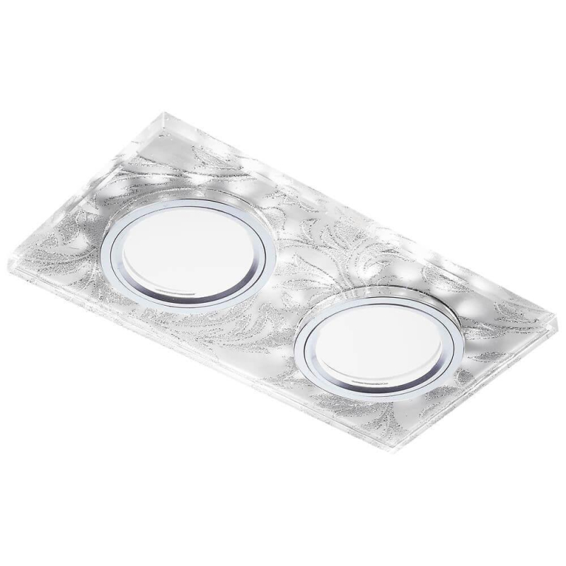Встраиваемый светодиодный светильник Ambrella Light Led S234/2 W/CH/WH в Санкт-Петербурге