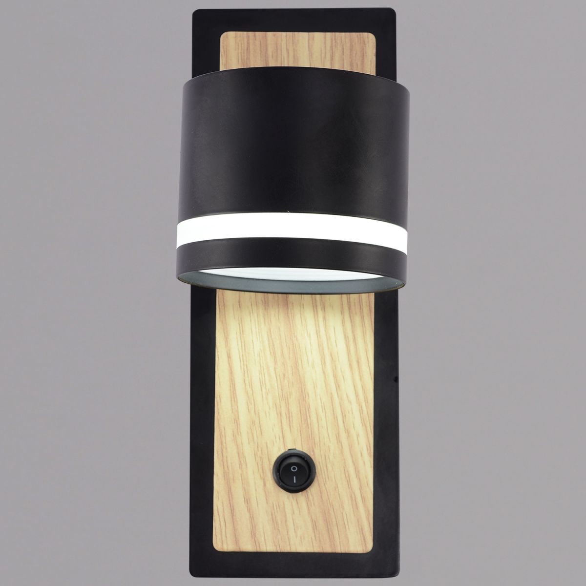 Бра Reluce 22540-0.2-01 BK+WOOD в #REGION_NAME_DECLINE_PP#