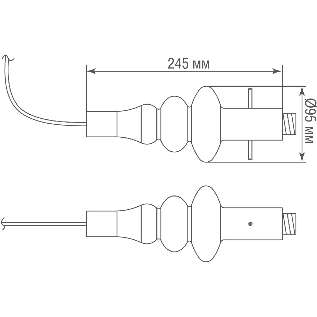 Подвесной светильник Donolux Cascata DL20751S2WBrClear в Санкт-Петербурге