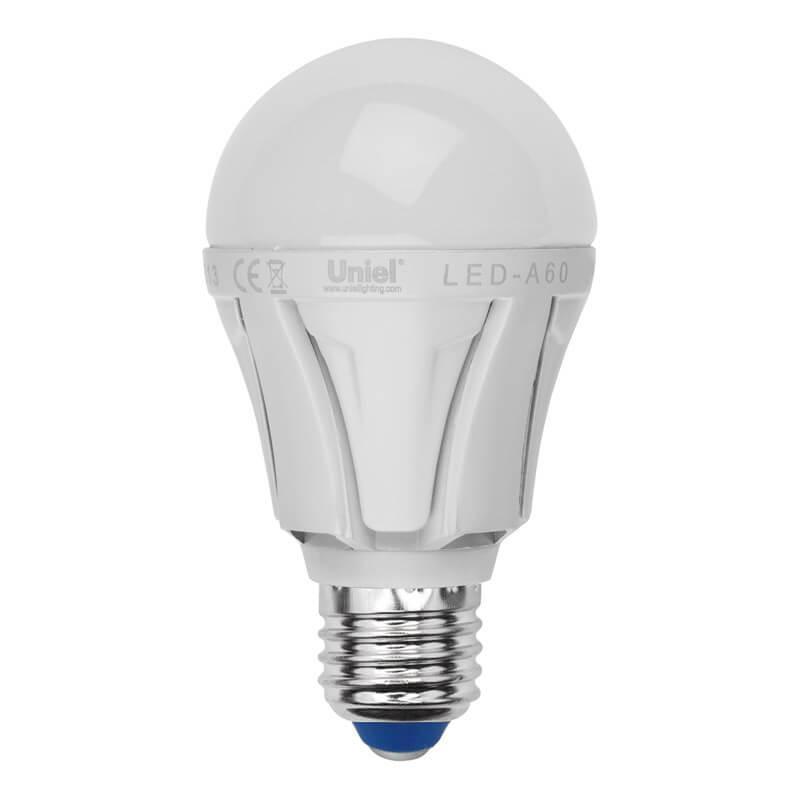 Лампа светодиодная (UL-00001527) Uniel E27 12W 4000K матовая LED-A60 12W/NW/E27/FR PLP01WH в #REGION_NAME_DECLINE_PP#