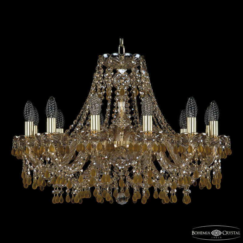 Подвесная люстра Bohemia Ivele Crystal 1410/12/240 G V1003 M721 в Санкт-Петербурге