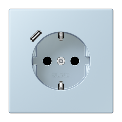 Розетка 2K+З USB Typ C Jung LC1520-18C208 в Санкт-Петербурге