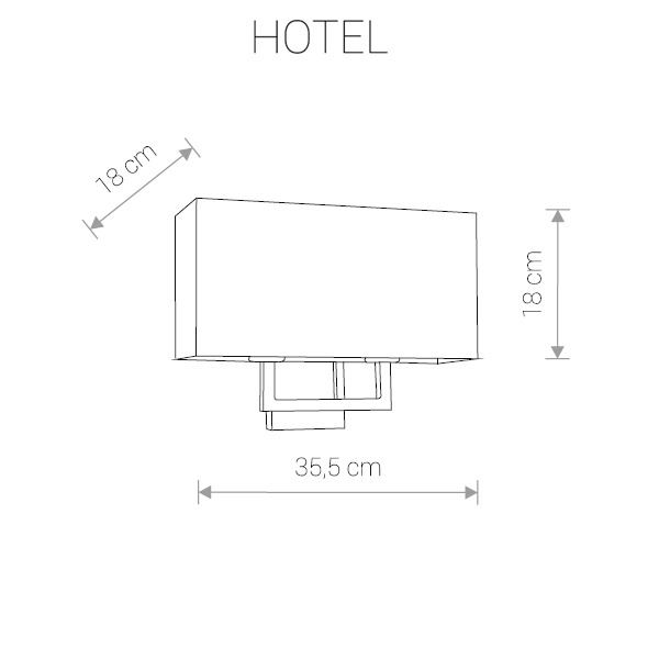 Бра Nowodvorski Hotel 9304 в Санкт-Петербурге