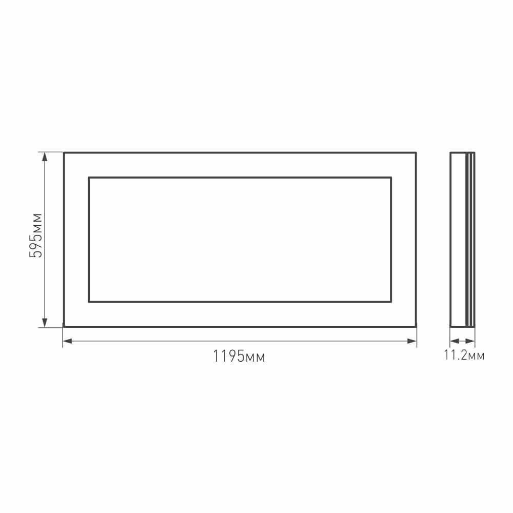 Светодиодная панель Arlight IM-600x1200A-48W Warm White 023156(1) в Санкт-Петербурге