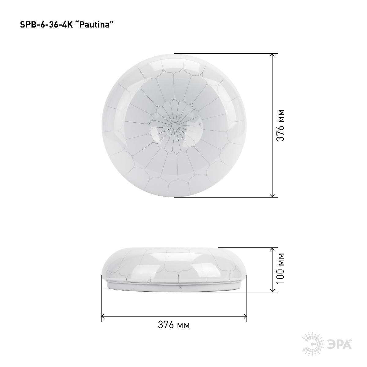 Потолочный светильник Эра SPB-6-36-4K Pautina Б0053321 в Санкт-Петербурге