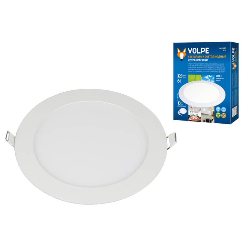 Встраиваемый светодиодный светильник (UL-00003378) Volpe ULP-Q203 R120-6W/DW White в Санкт-Петербурге