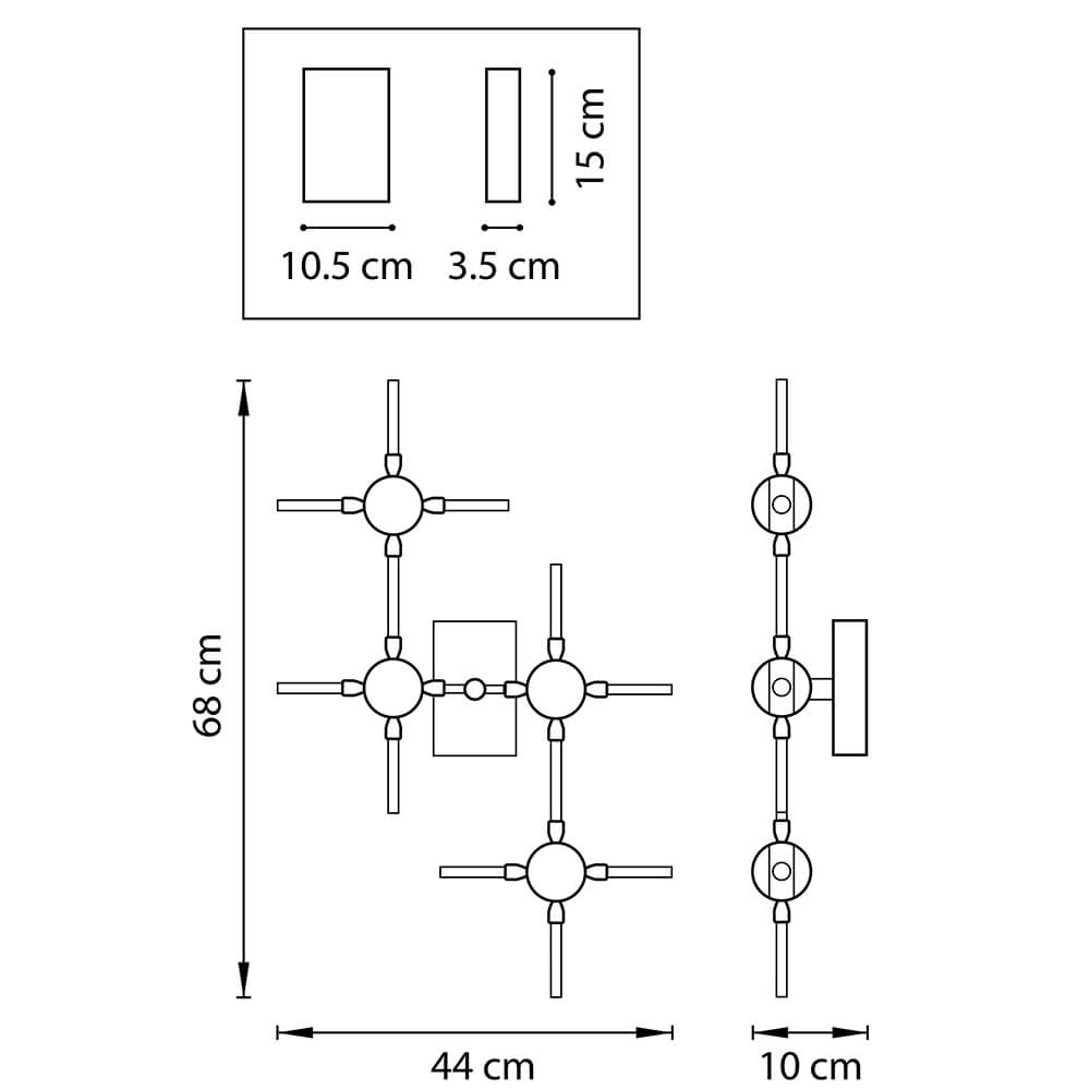 Бра LED Lightstar Bergamo 745647 в Санкт-Петербурге