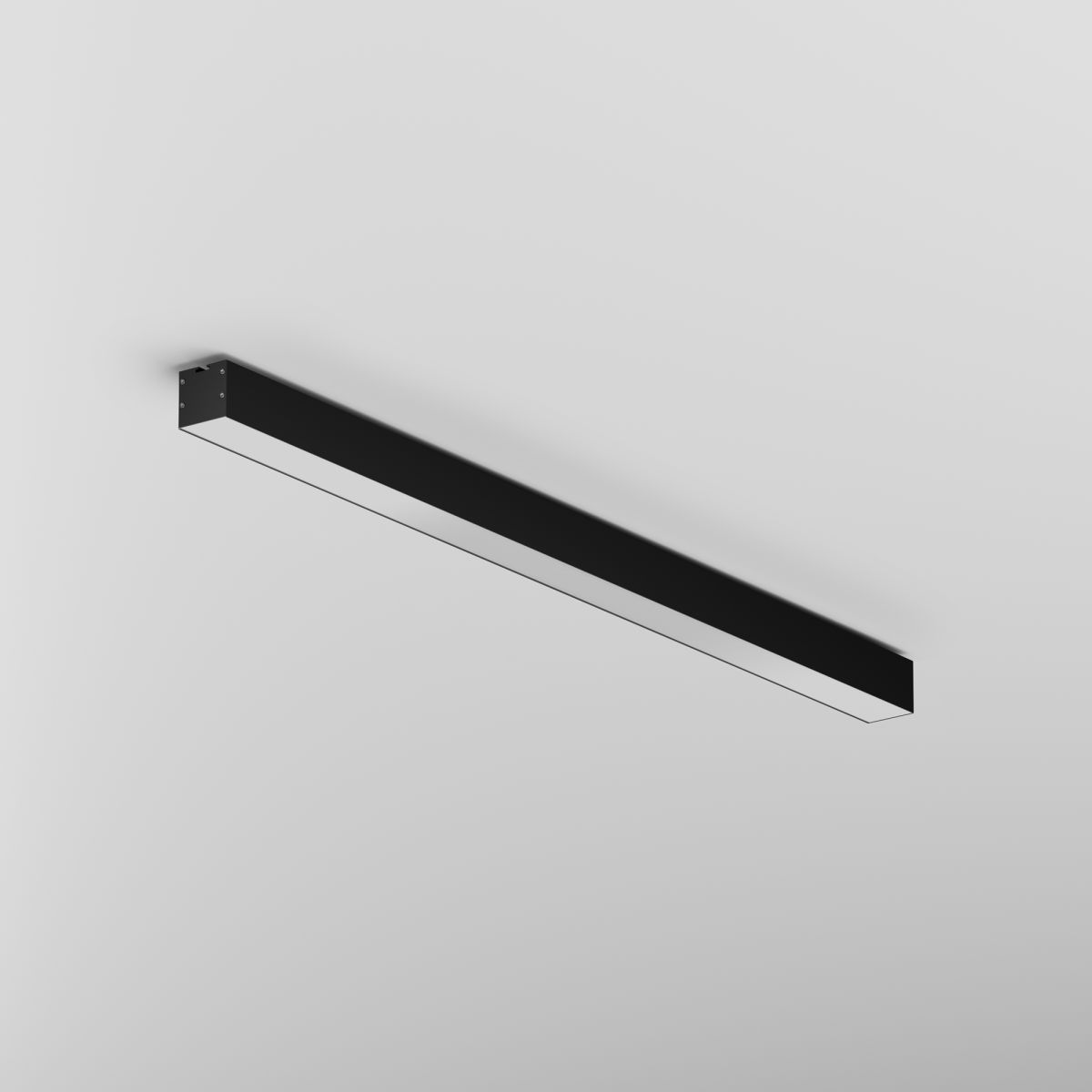 Линейный накладной светильник Maytoni Technical 4000K 50x50 (Черный, 1 м) LL311028 в Санкт-Петербурге