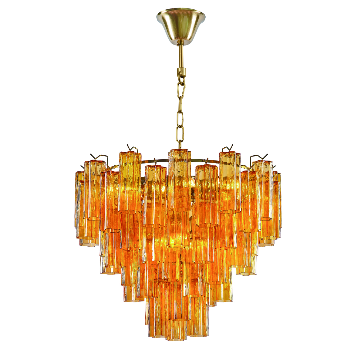 Подвесная люстра Delight Collection OWD2093-D75 gold/amber в Санкт-Петербурге