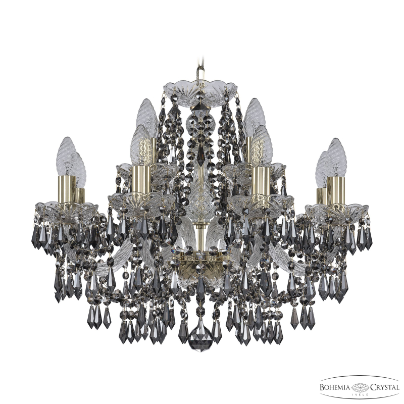 Подвесная люстра Bohemia Ivele Crystal 1403/8+4/195 G R781 в Санкт-Петербурге