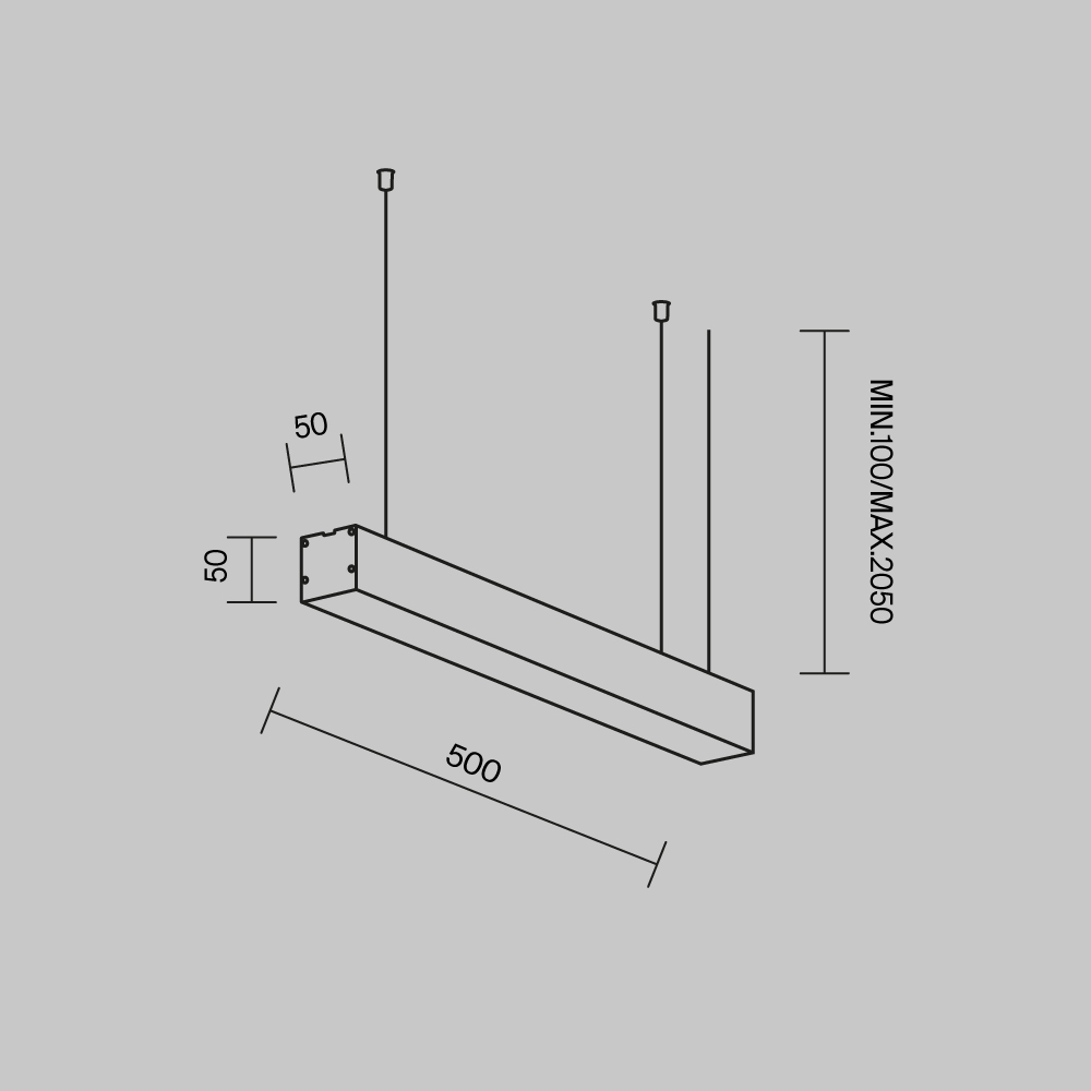 Линейный подвесной светильник Maytoni Technical LL312026 в #REGION_NAME_DECLINE_PP#