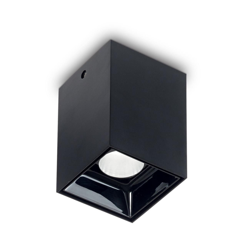 Потолочный светодиодный светильник Ideal Lux Nitro 15W Square Nero 206028 в Санкт-Петербурге