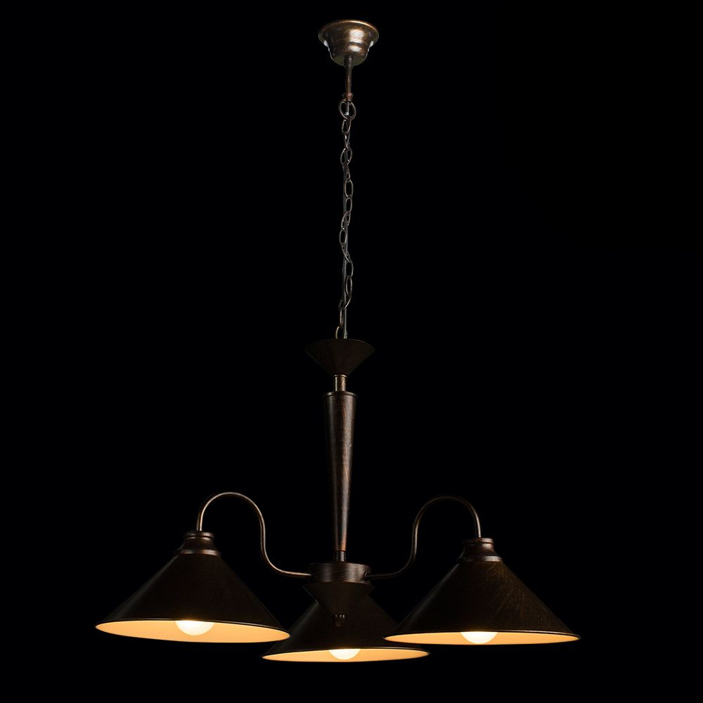 Подвесная люстра Arte Lamp Cone A9330LM-3BR в Санкт-Петербурге