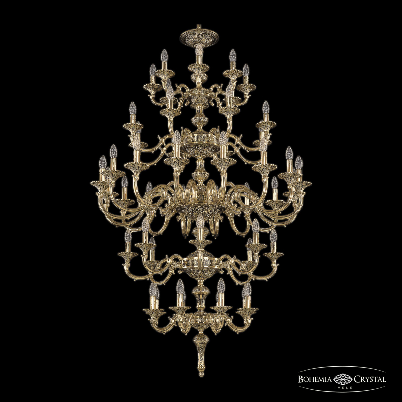 Подвесная люстра Bohemia Ivele Crystal Verona 72101/8+8+16+8+8/360/5d GB в Санкт-Петербурге