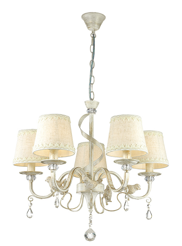 Подвесная люстра с абажуром из ткани Lumion Freri 3404/5 в Санкт-Петербурге