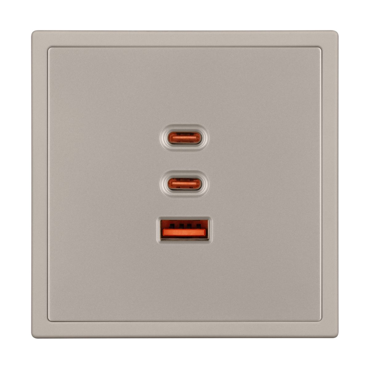 USB Розетка тип А+С+С софт-тач кашемир Arlight SCT-MUACC-SFPL-FC-CA (65W, QC3) 061835(1) в Санкт-Петербурге