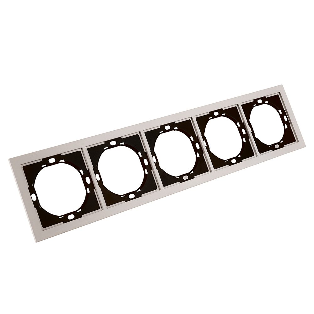 Рамка 5-местная Stekker Мия PFR00-3005-08 пудровый жемчуг 50490 в Санкт-Петербурге