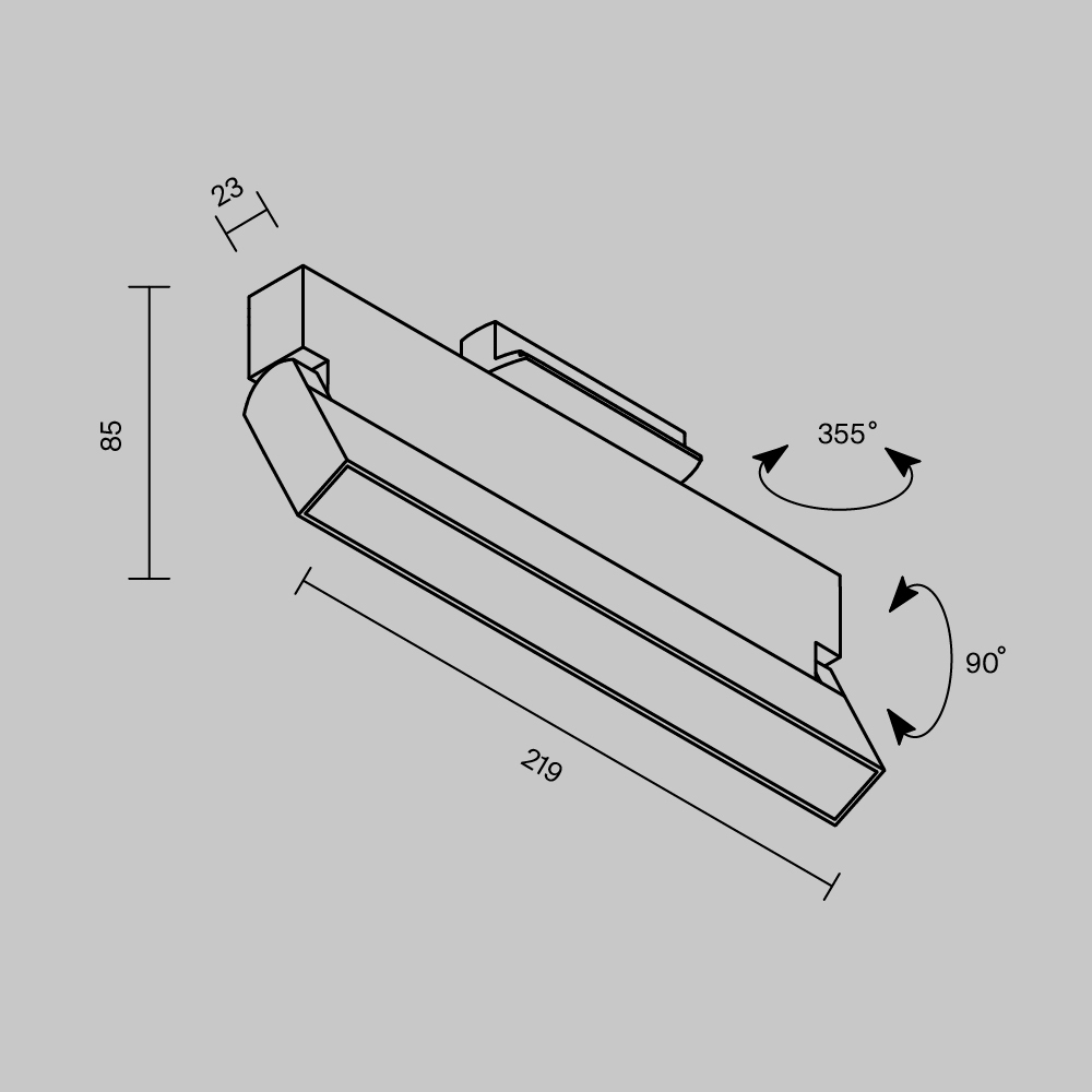 Трековый однофазный светильник Maytoni Basis Rot TR223-1-12WCCT-W-W в #REGION_NAME_DECLINE_PP#
