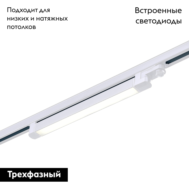 Трековый трехфазный светильник ST Luce ST663.536.20 в Санкт-Петербурге