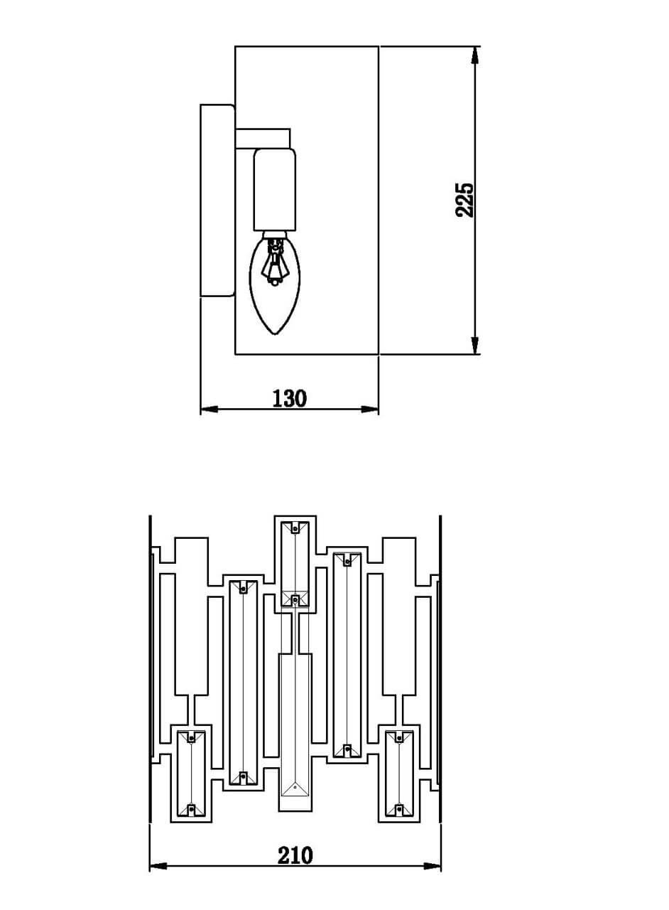 Настенный светильник Vele Luce Mercurio VL2202W02 в Санкт-Петербурге