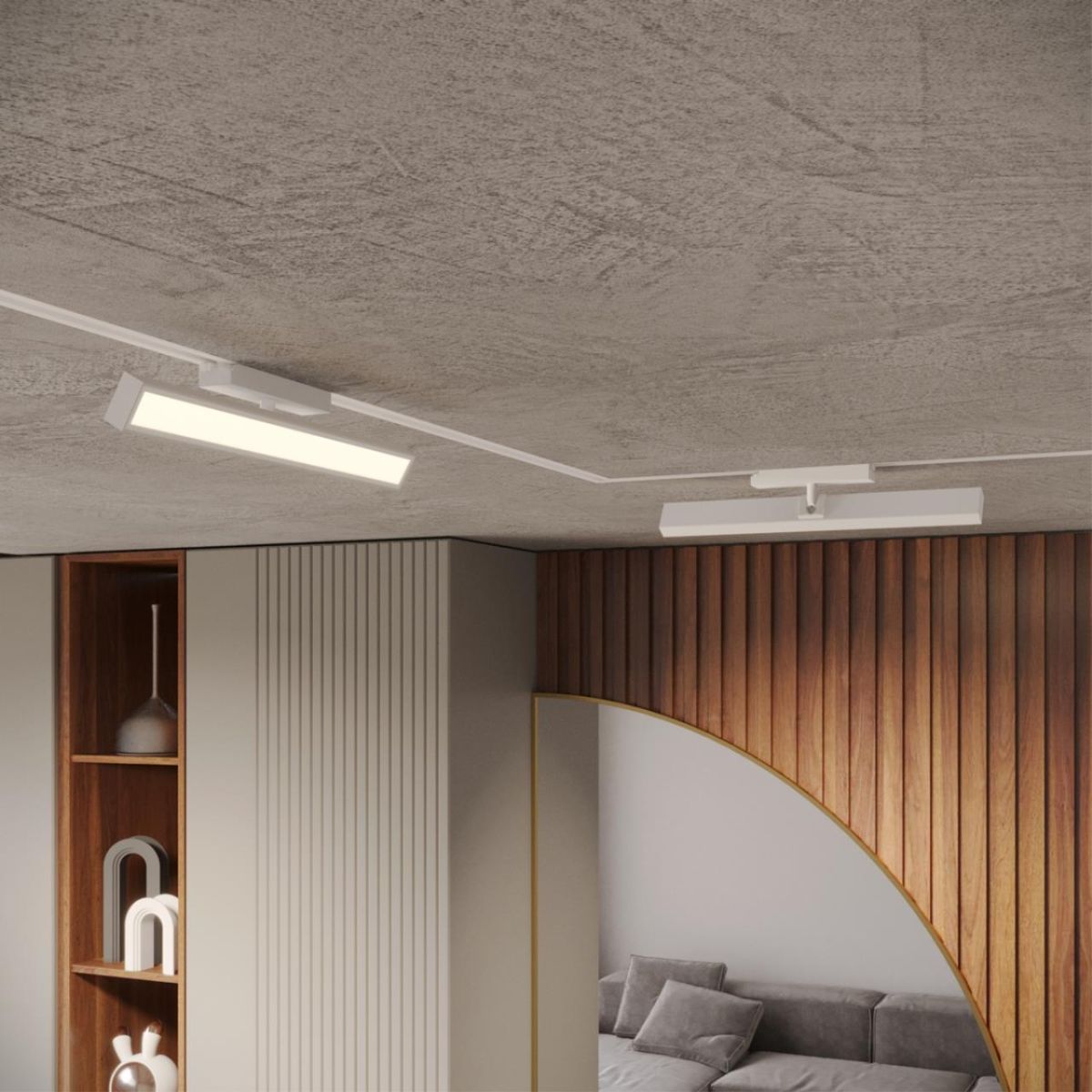 Трековый однофазный светильник с переключателем цв. температуры Novotech Port Stratus 359782 в Санкт-Петербурге