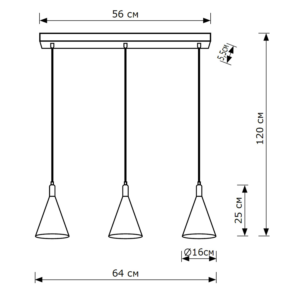 Подвесной светильник LightHall Glaro LH012092 в Санкт-Петербурге