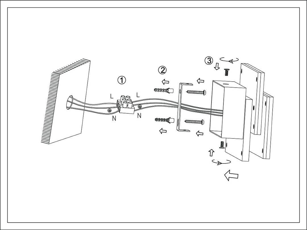 Настенный светильник DesignLed GW-6809-9-WH-NW 002392 в Санкт-Петербурге