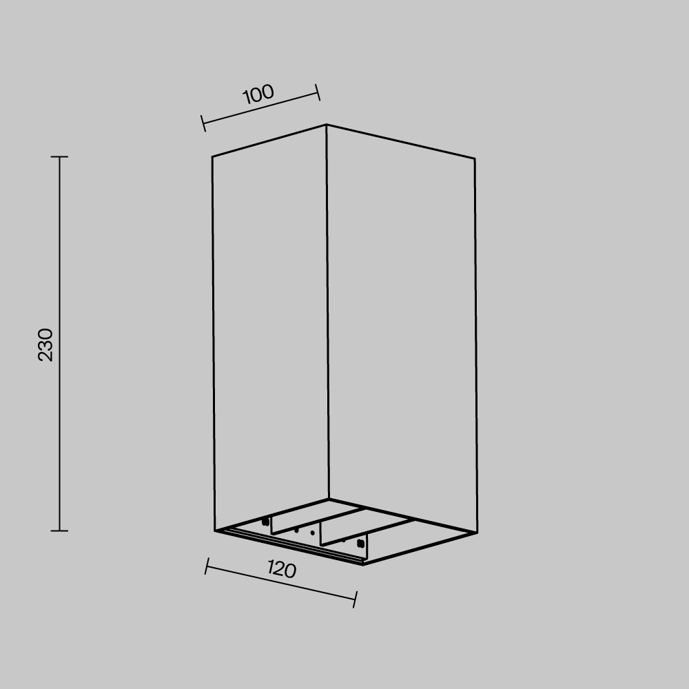 Уличный настенный светильник Maytoni Drape O525WL-L20B3K в #REGION_NAME_DECLINE_PP#