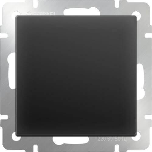 Перекрестный переключатель Werkel одноклавишный черный матовый WL08-SW-1G-C 4690389111068 в Санкт-Петербурге