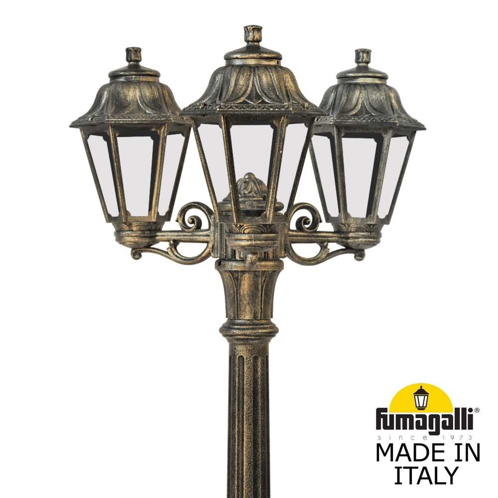 Садово-парковый светильник Fumagalli RICU BISSO/ANNA 3L E22.157.S30.BXE27 в Санкт-Петербурге