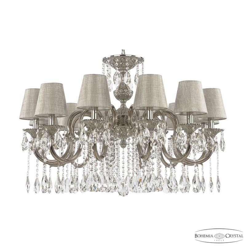 Подвесная люстра Bohemia Ivele Crystal Verona 72203/12/300 A Ni ST2 в Санкт-Петербурге