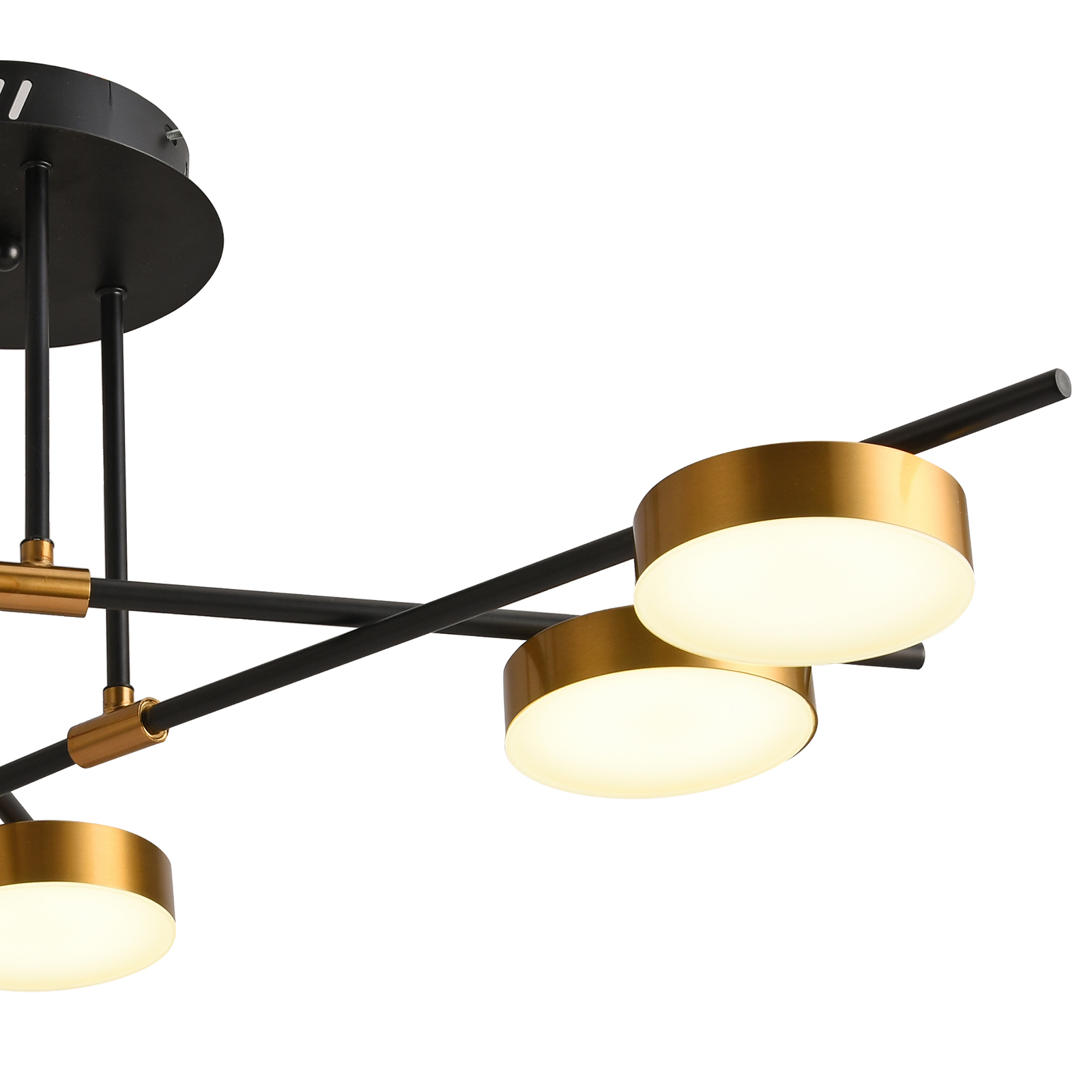 Потолочная люстра Natali Kovaltseva LED LAMPS 81101/6C GOLD BLACK в Санкт-Петербурге