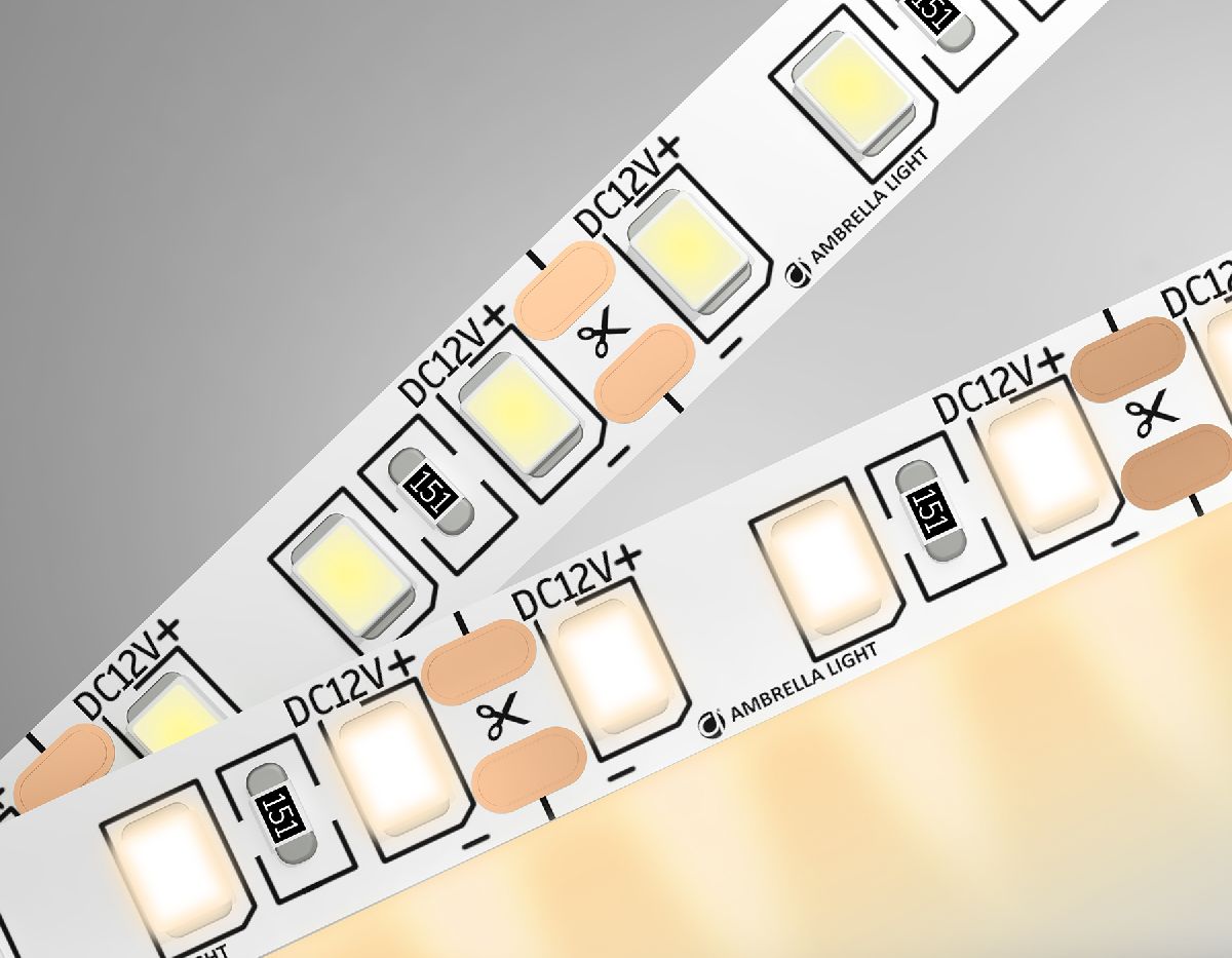Светодиодная лента Ambrella Light LED Strip 12В 2835 9,6Вт/м 3000K 5м IP20 GS1101 в #REGION_NAME_DECLINE_PP#