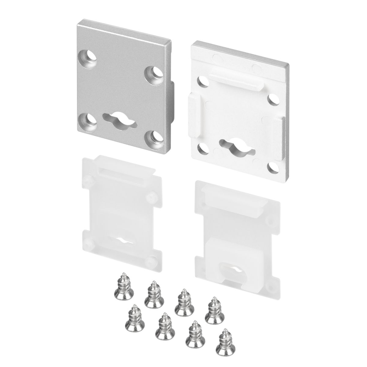 Заглушка Arlight FLOOR22-H27 c отверстием (Пластик) 062601 в Санкт-Петербурге