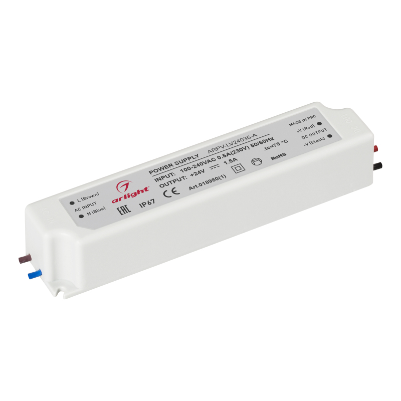 Блок питания Arlight ARPV-LV24035-A (24V, 1.5A, 35W) 018980(1) в Санкт-Петербурге