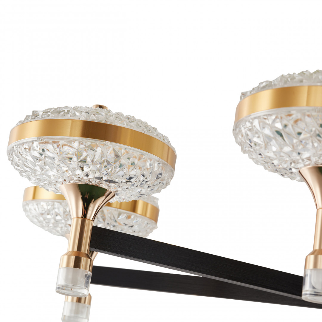 Подвесная люстра Arte Milano Ferrara 273059/8 BK/GD в #REGION_NAME_DECLINE_PP#