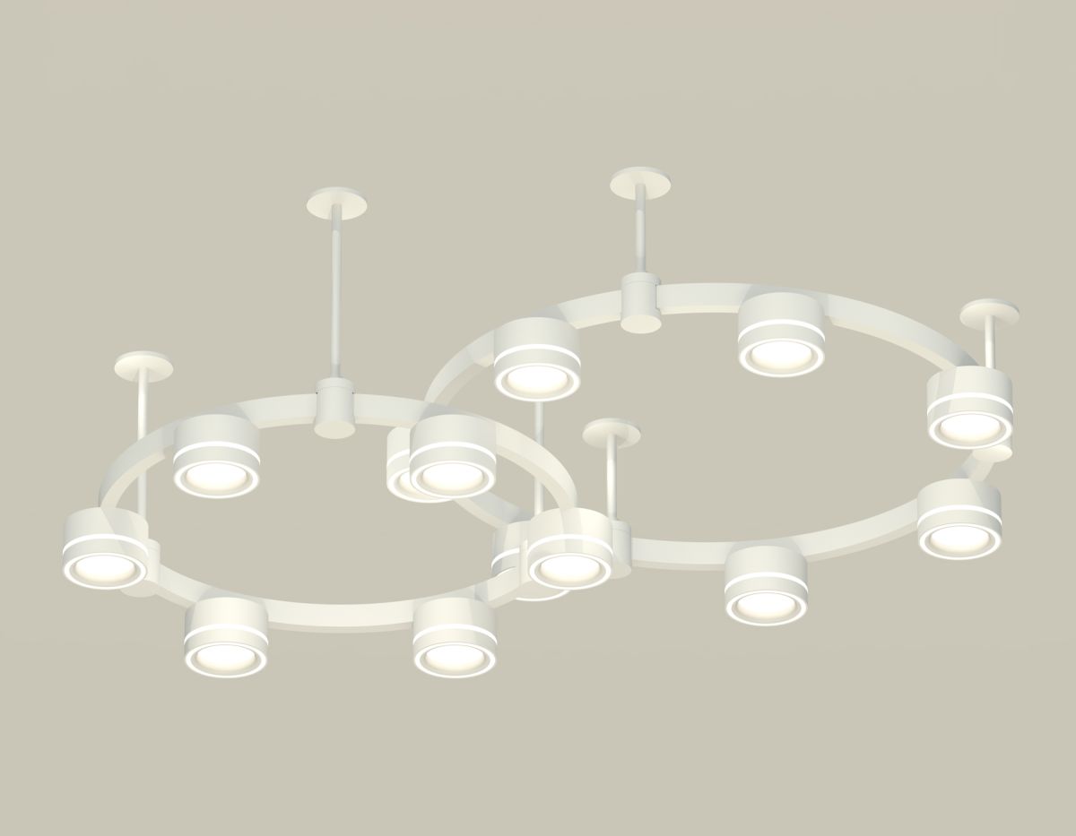Комплект подвесного светильника Ambrella Light Techno Ring XR92211004 (A9221, A9226, C9236, C9231, N8433) в Санкт-Петербурге