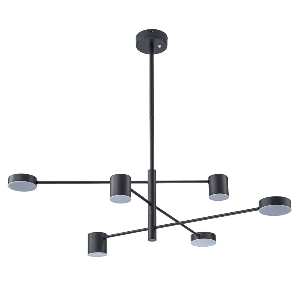 Люстра на штанге Arte Lamp Stanley A2476PL-40BK в Санкт-Петербурге