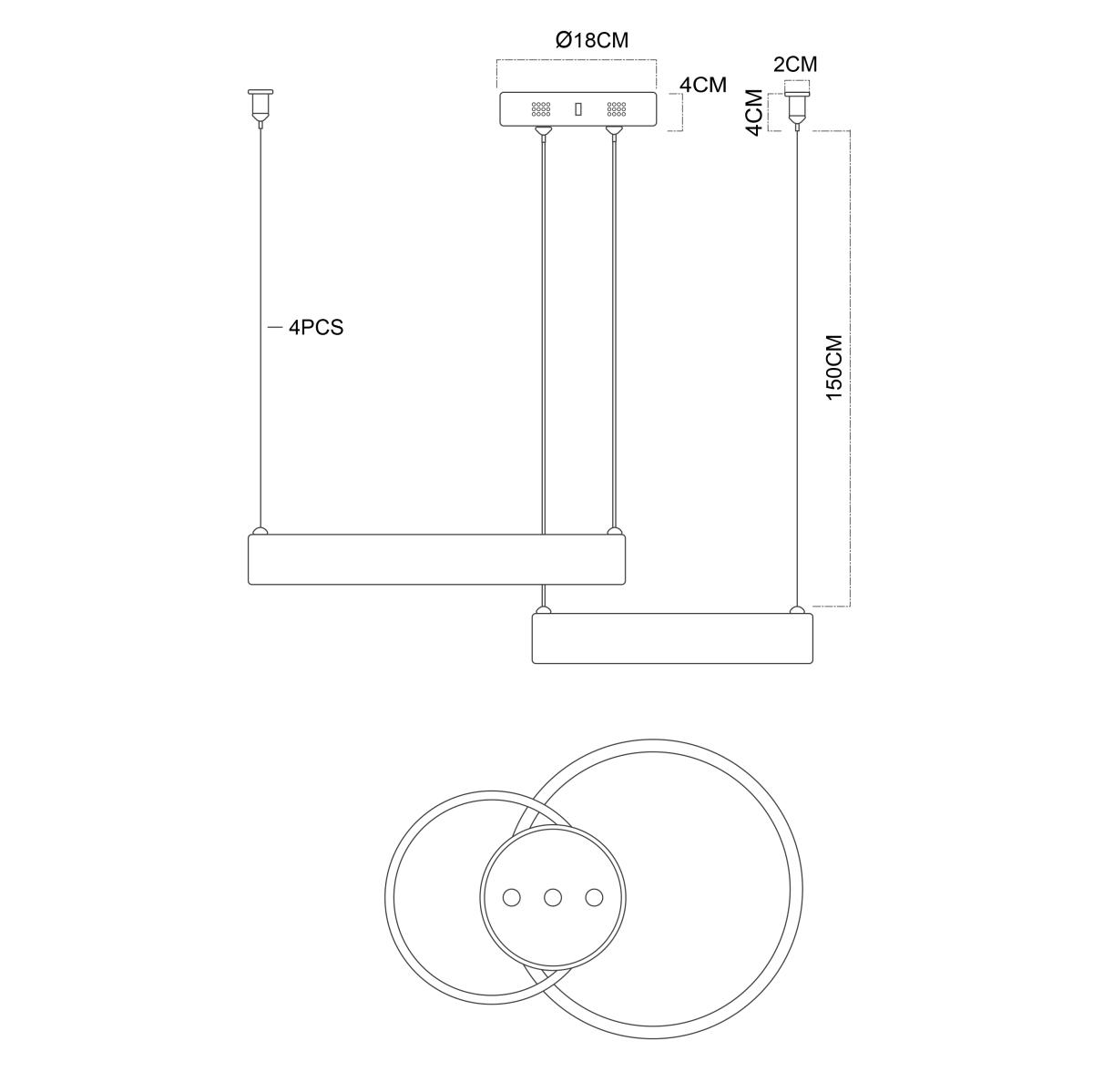 Потолочная чаша Favourite Canopy 4591-180-2BL в #REGION_NAME_DECLINE_PP#