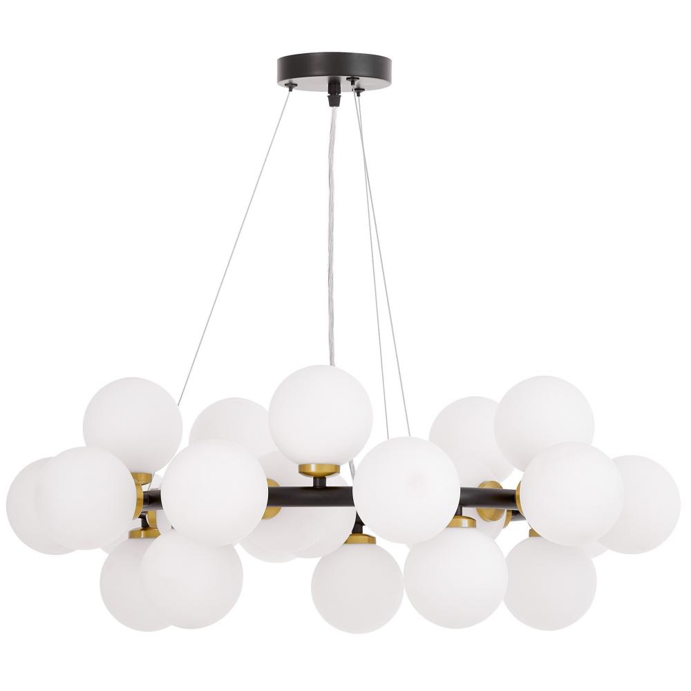 Подвесная люстра Lumina Deco Marsiada LDP 6033-25 BK+MD в Санкт-Петербурге