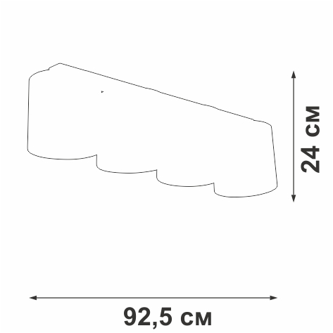 Потолочный светильник Vitaluce V2881-1/4PL в Санкт-Петербурге