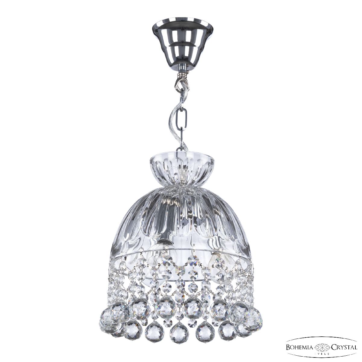 Подвесной светильник Bohemia Ivele Crystal 5478/22 Ni Clear/M-1H Balls в Санкт-Петербурге