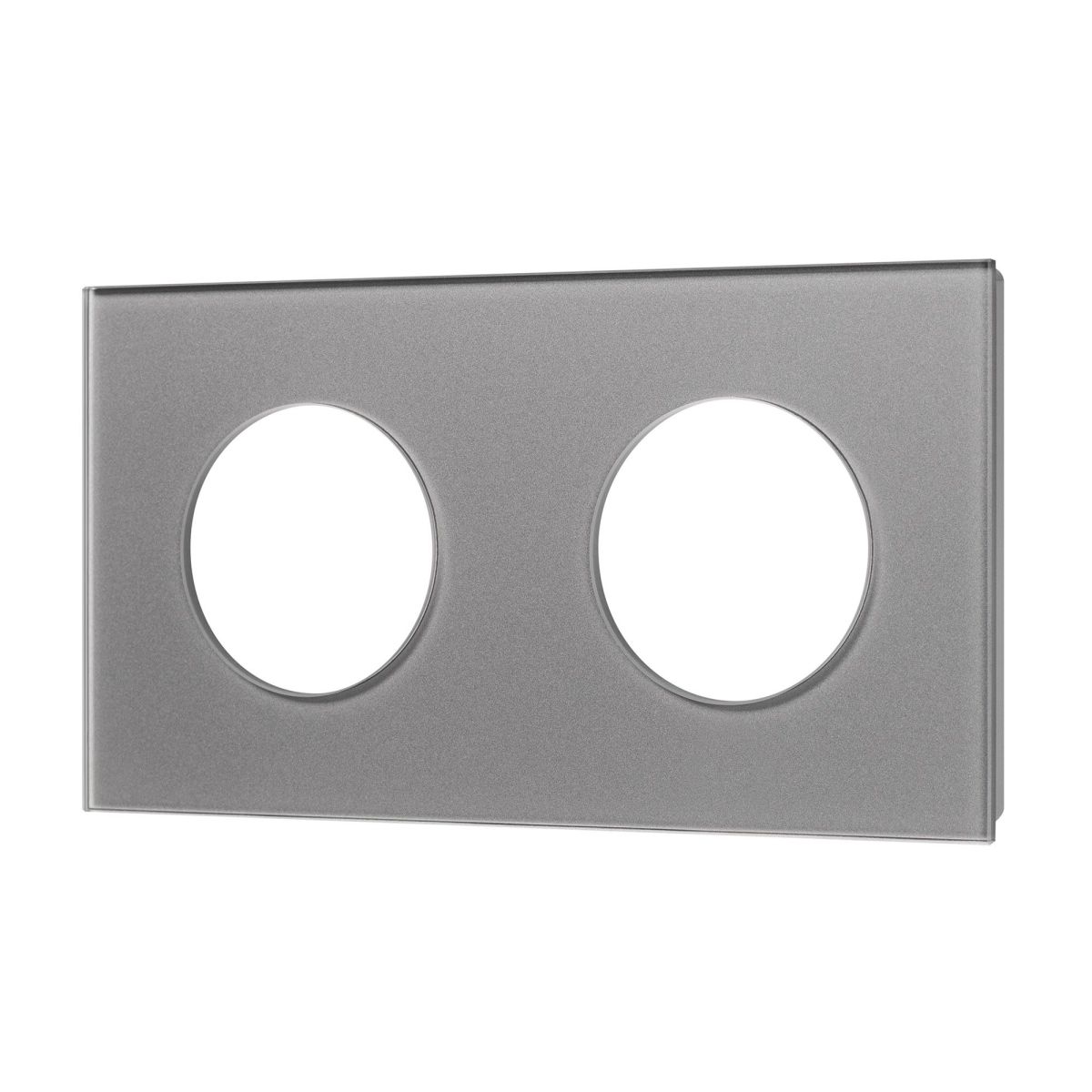 Рамка стеклянная на 2 поста Arlight FRM-GLARE-GC-2-GR 043837 в Санкт-Петербурге