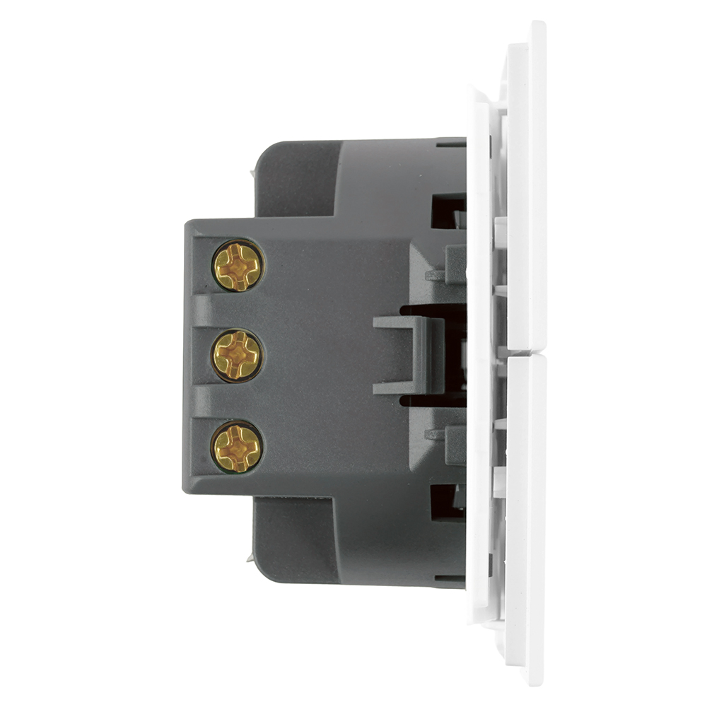 Переключатель 2-клавишный (механизм) Stekker Мия 250В 10А RSW10-3107-01 белая магнолия 50434 в Санкт-Петербурге