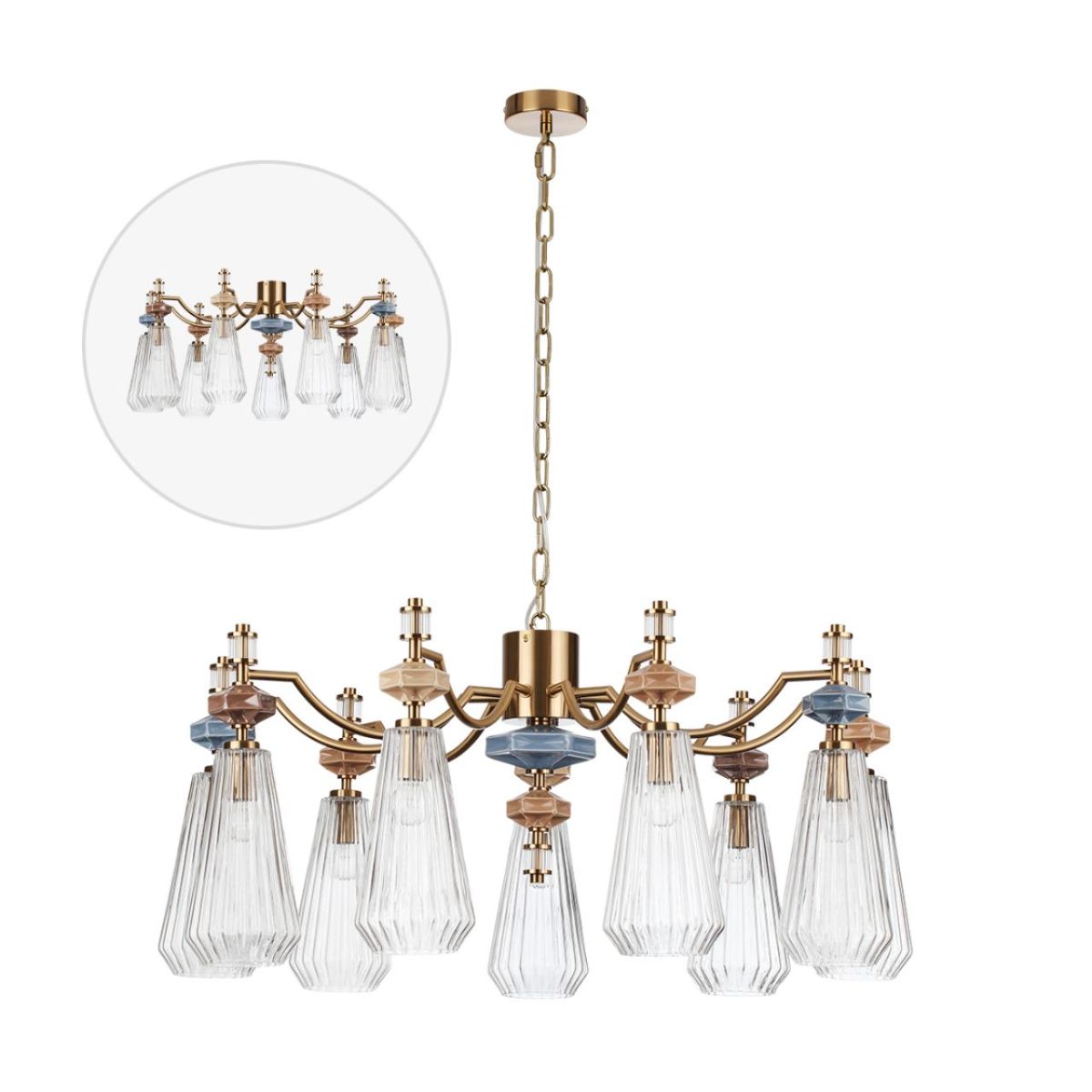 Подвесная люстра Odeon Light Modern Terra 5414/9 в Санкт-Петербурге