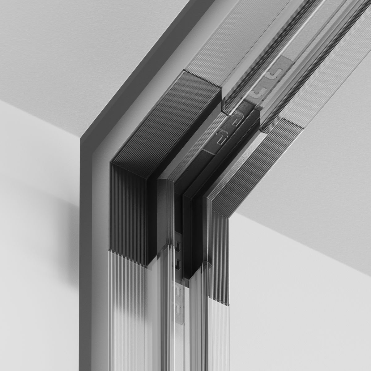 Коннектор угловой внутренний Exility X встраиваемый под ГКЛ 12,5мм Maytoni TRA239ICL-42.12B в #REGION_NAME_DECLINE_PP#