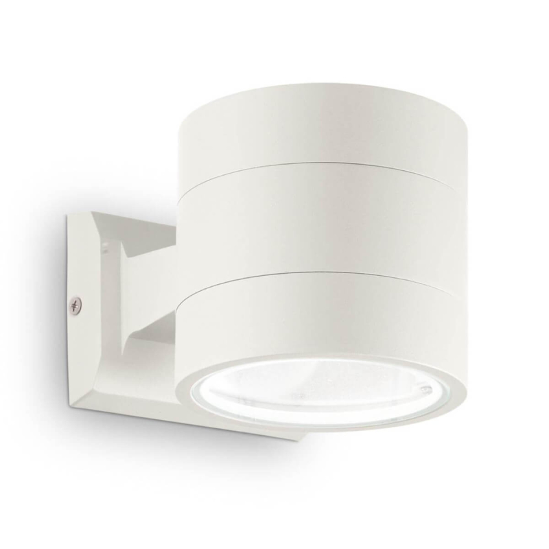 Уличный настенный светильник Ideal Lux Snif Round AP1 Bianco 144283 в Санкт-Петербурге