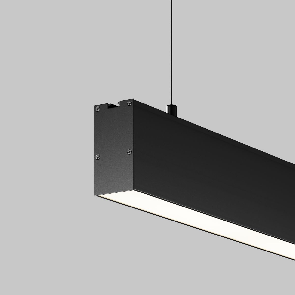 Линейный подвесной светильник Maytoni Technical 4000K 35x67 (Черный, 2 м) LL312048 в Санкт-Петербурге