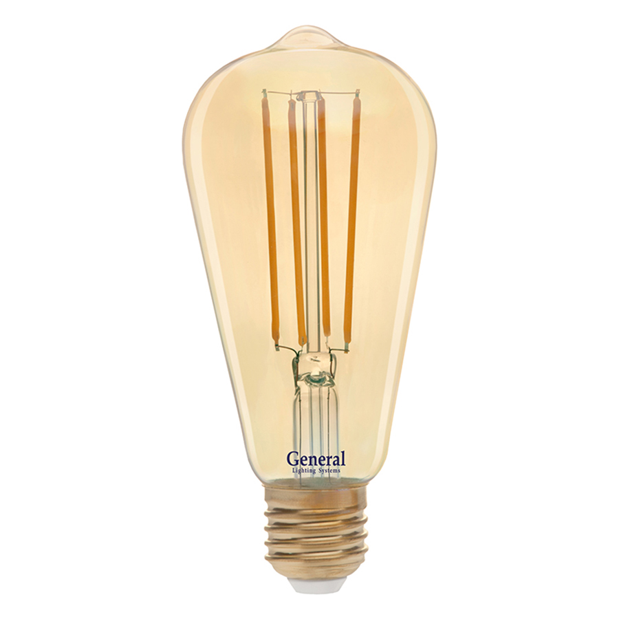 Филаментная светодиодная лампа General GLDEN-ST64S-8-230-E27-2700 655301 в Санкт-Петербурге