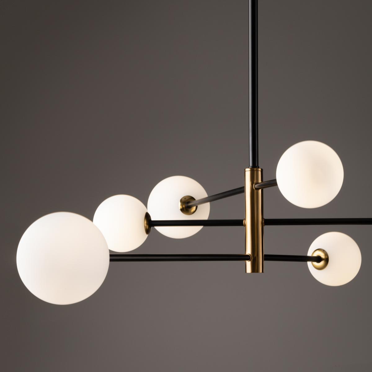 Люстра на штанге Freya Sphirity FR5376CL-06B в #REGION_NAME_DECLINE_PP#